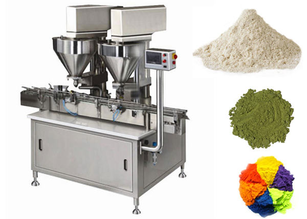 স্বয়ংক্রিয় 2 মাথা গুঁড়া ফিলিং মেশিন