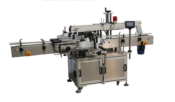 শ্যাম্পুর জন্য প্লাস্টিকের বোতল ডাবল সাইড লেবেলিং মেশিন